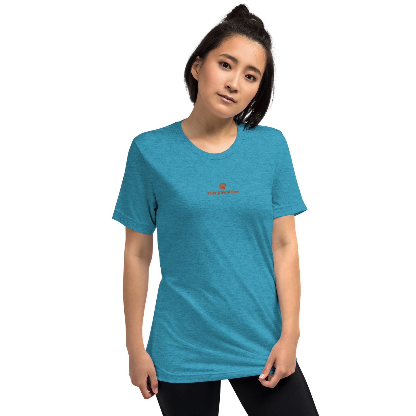 Stay pawsitive short sleeve t-shirt
