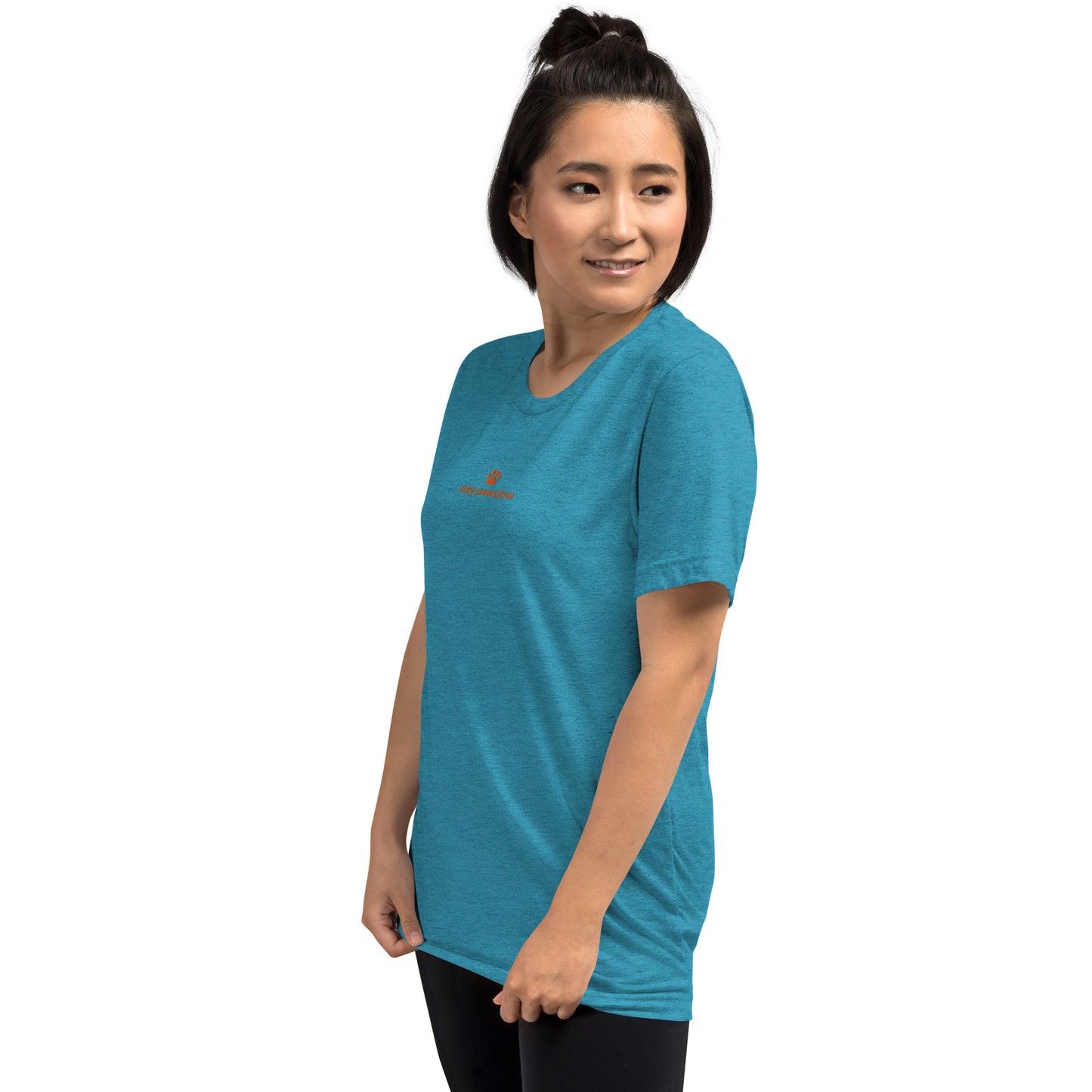 Stay pawsitive short sleeve t-shirt
