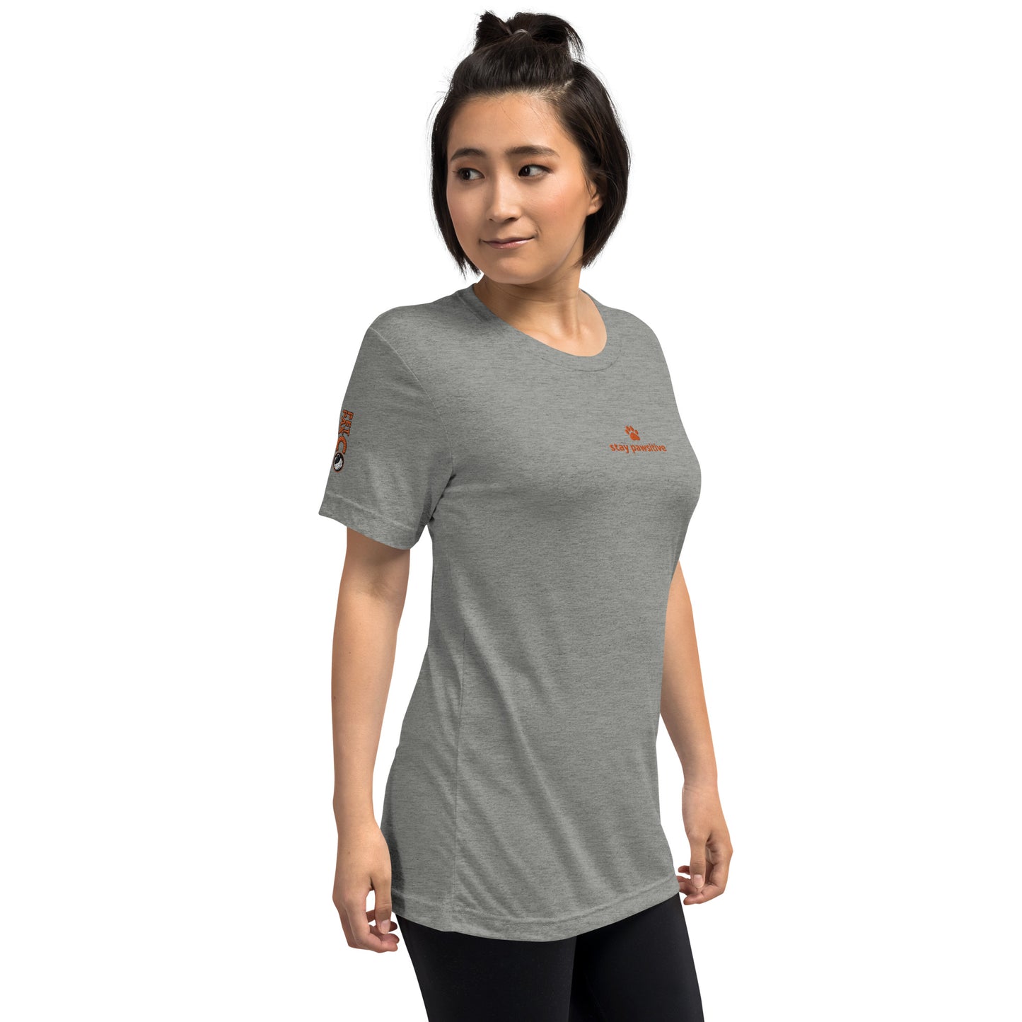 Stay pawsitive short sleeve t-shirt