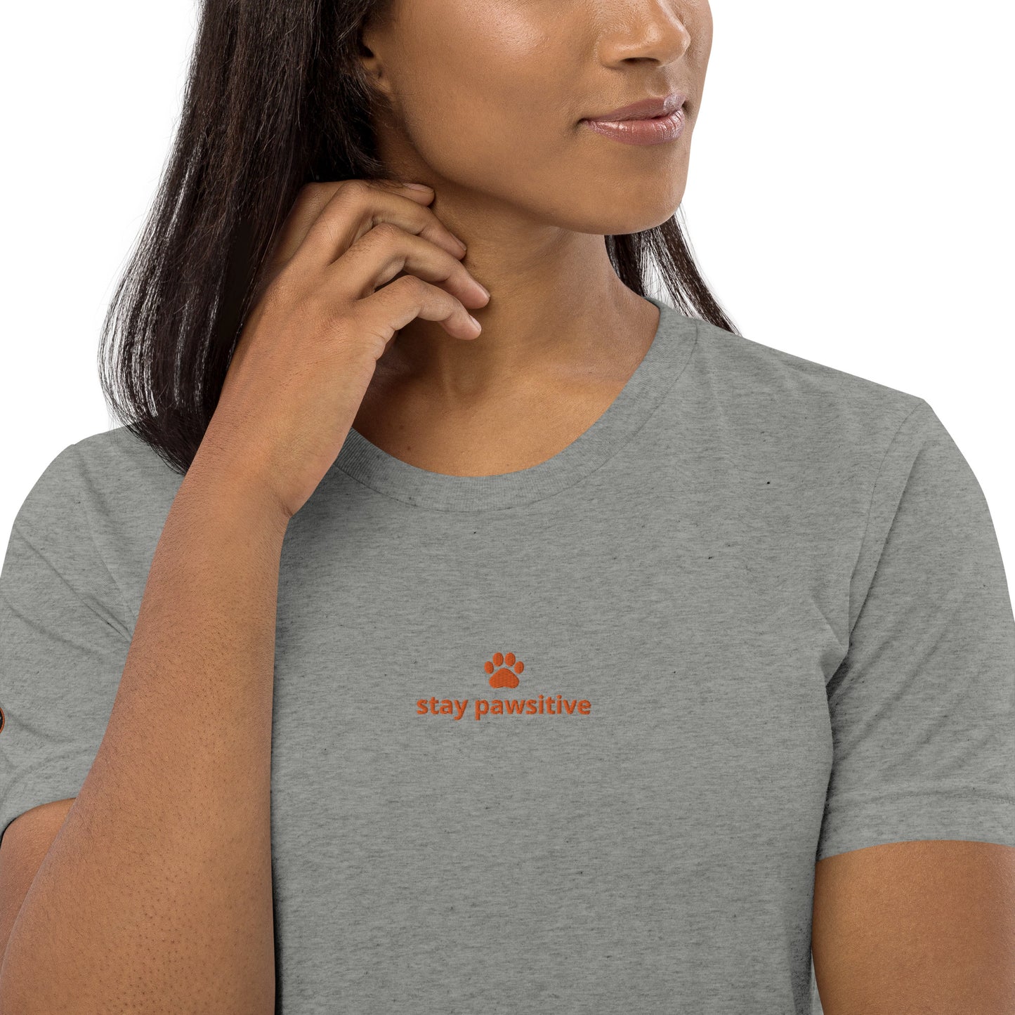 Stay pawsitive short sleeve t-shirt
