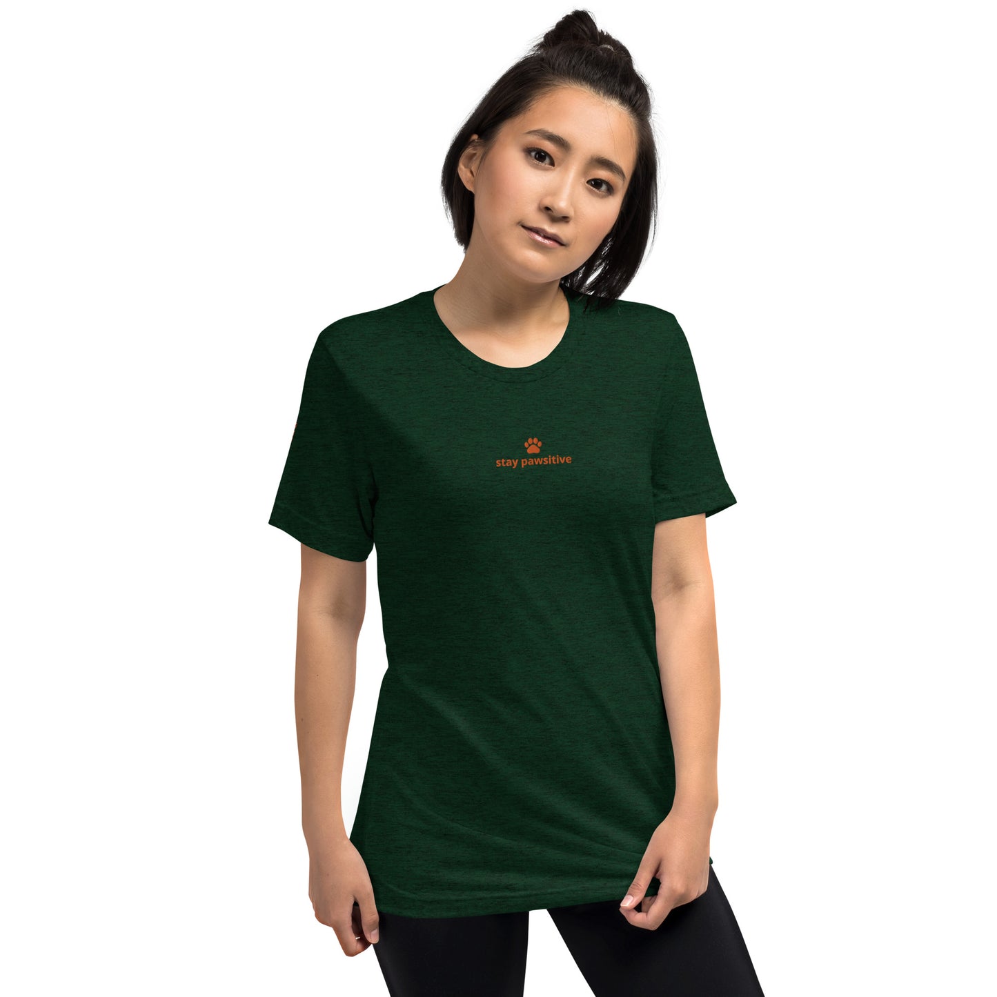 Stay pawsitive short sleeve t-shirt