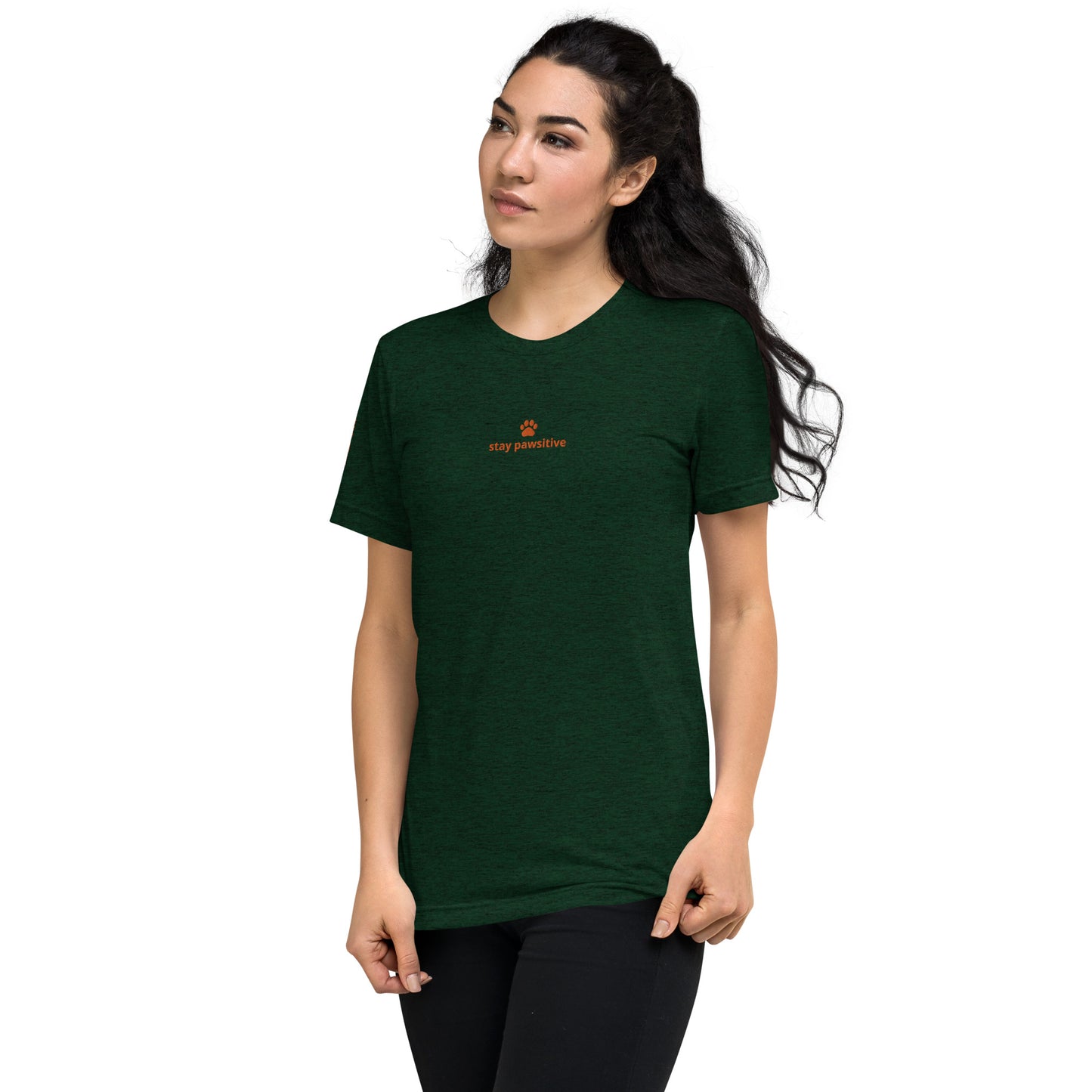 Stay pawsitive short sleeve t-shirt