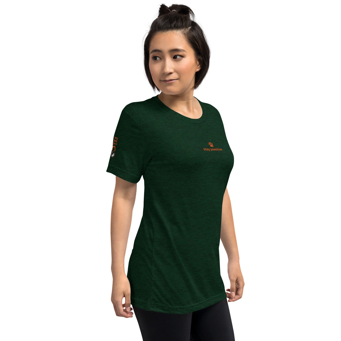 Stay pawsitive short sleeve t-shirt