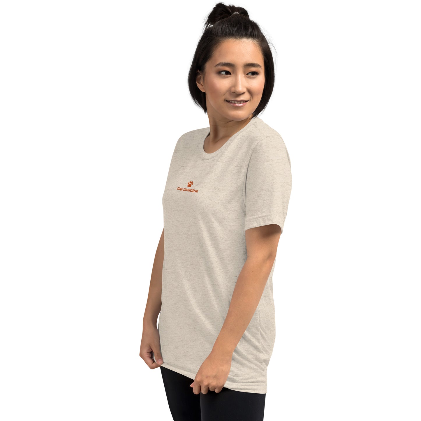 Stay pawsitive short sleeve t-shirt