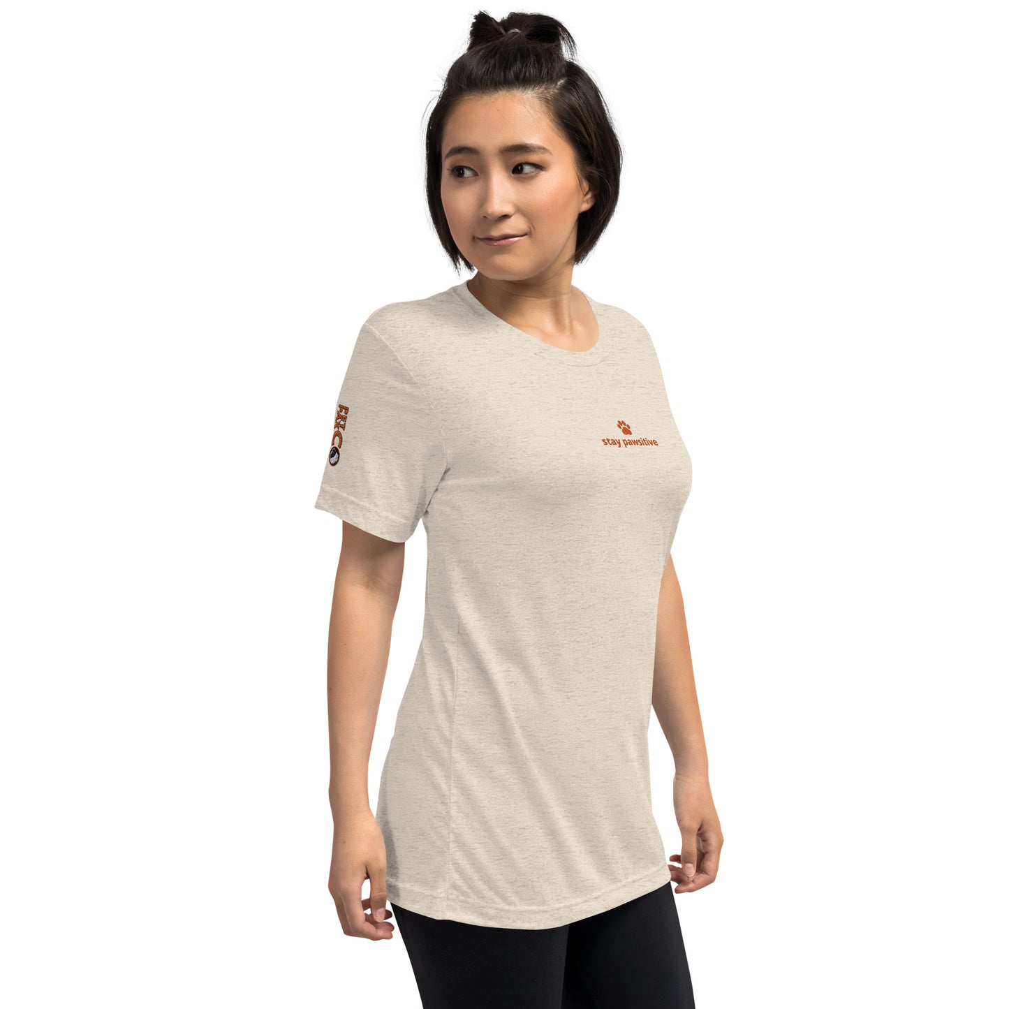 Stay pawsitive short sleeve t-shirt