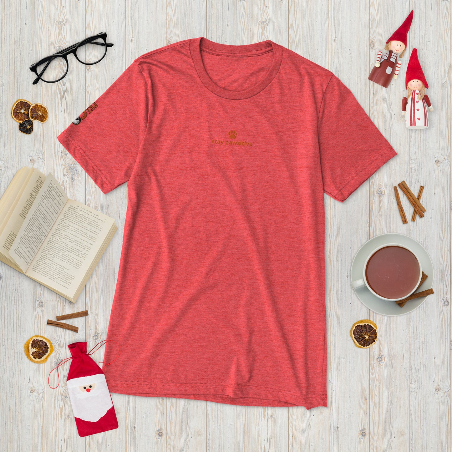 Stay pawsitive short sleeve t-shirt