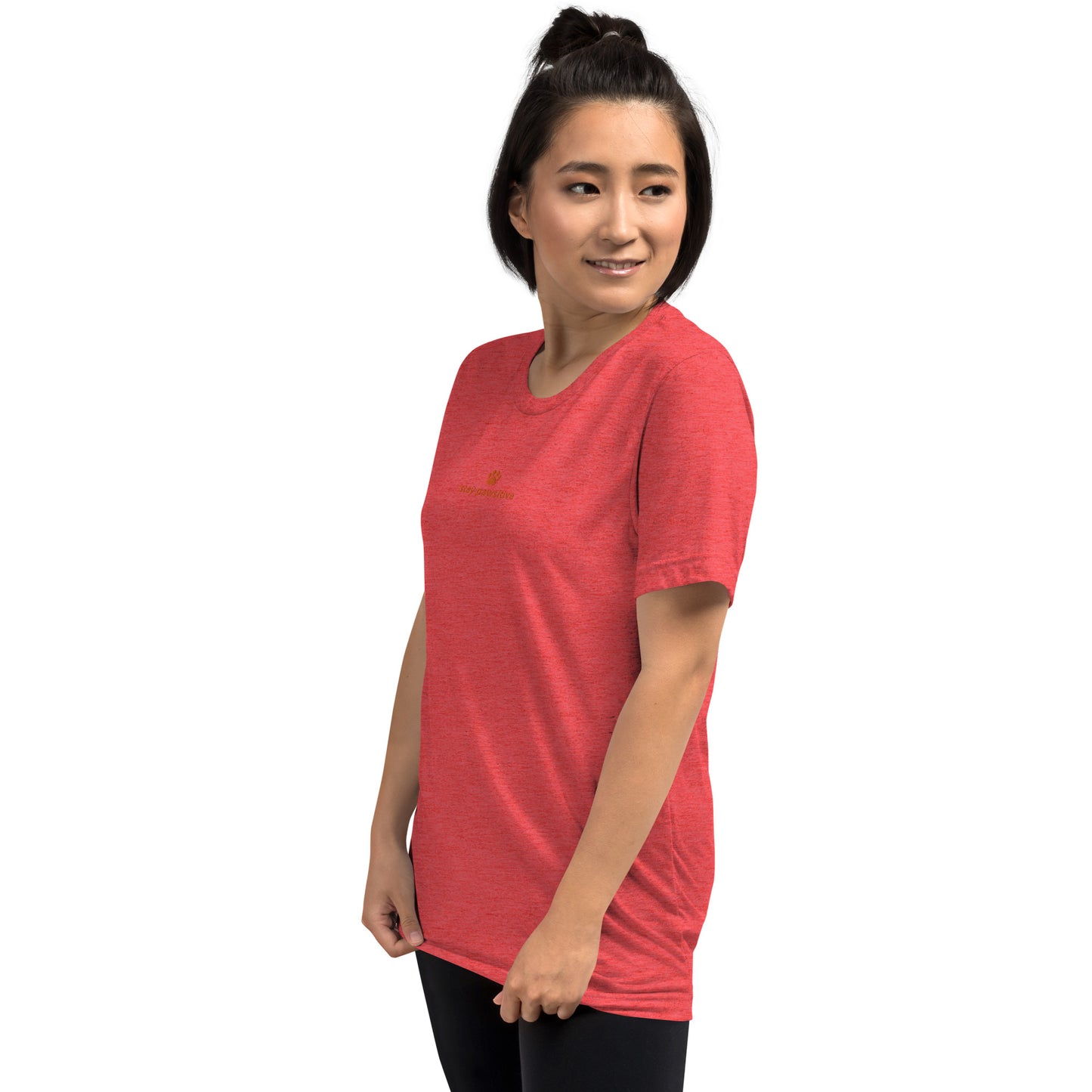 Stay pawsitive short sleeve t-shirt
