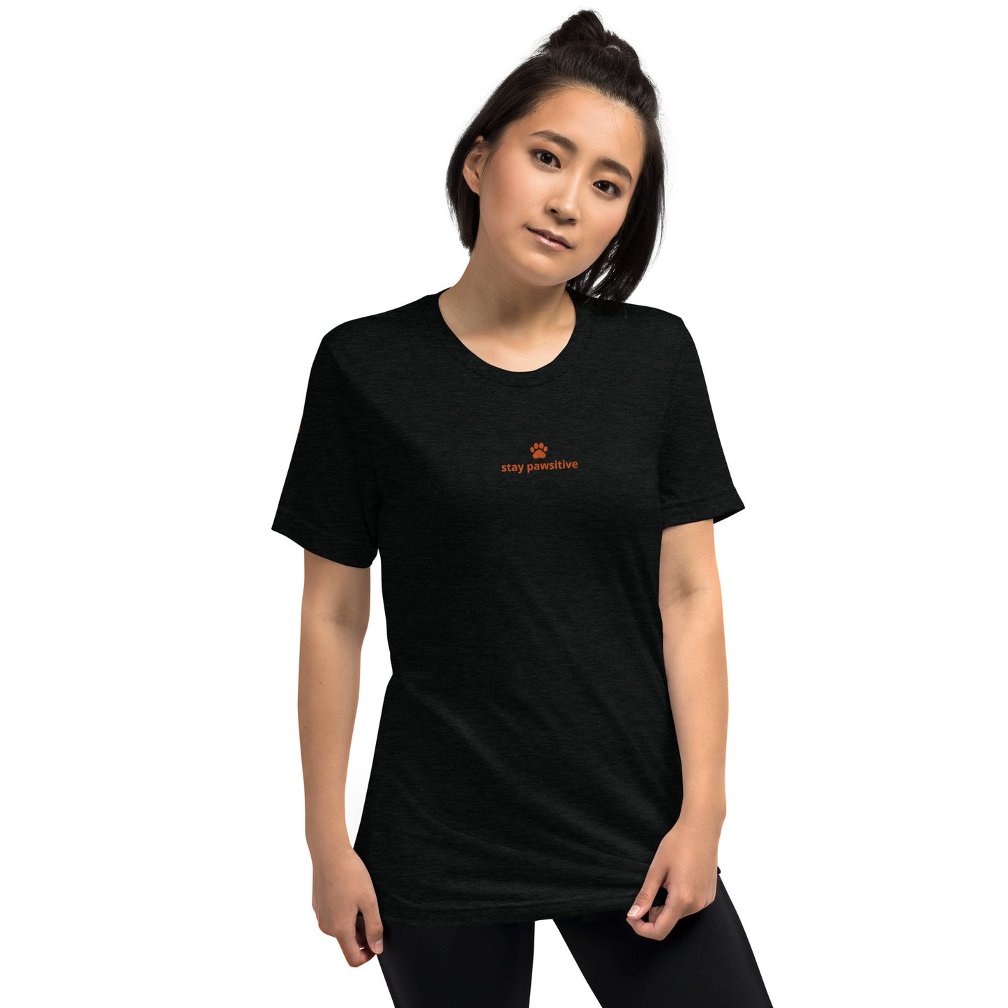 Stay pawsitive short sleeve t-shirt