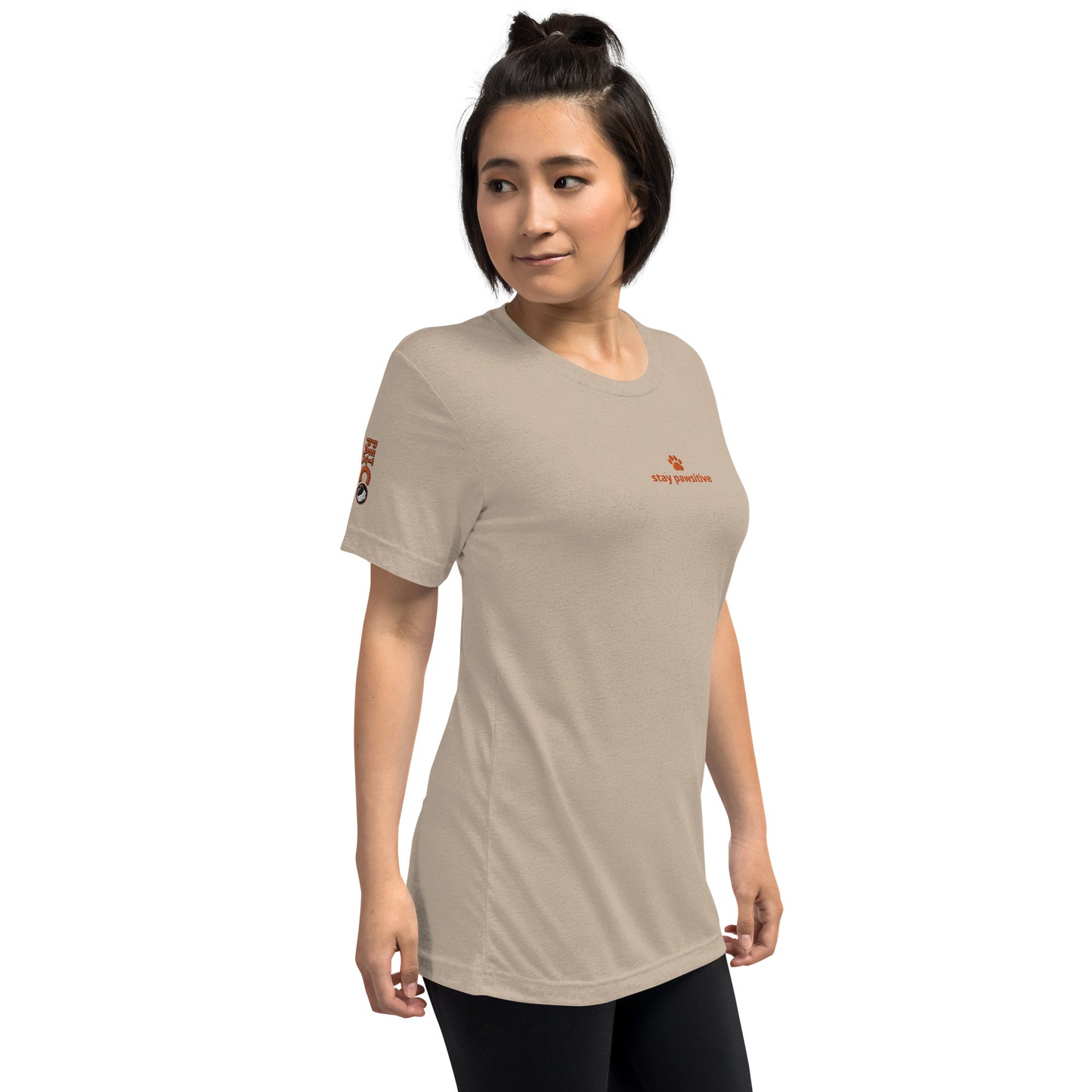 Stay pawsitive short sleeve t-shirt