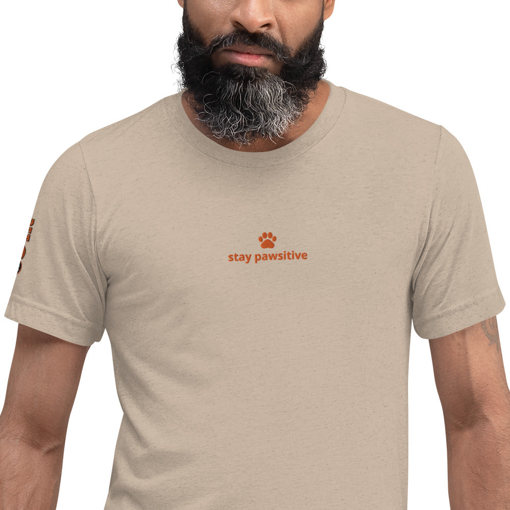 Stay pawsitive short sleeve t-shirt