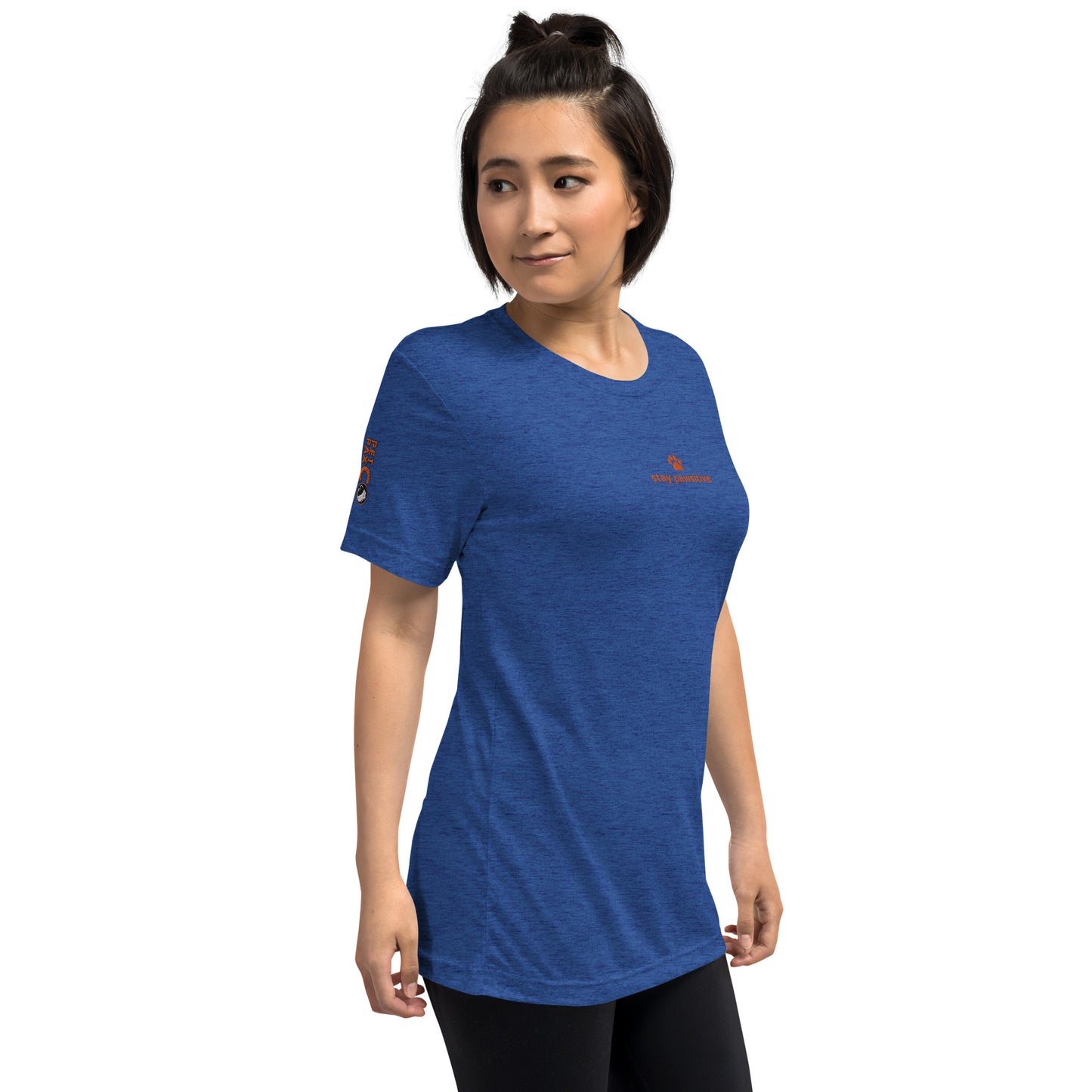 Stay pawsitive short sleeve t-shirt