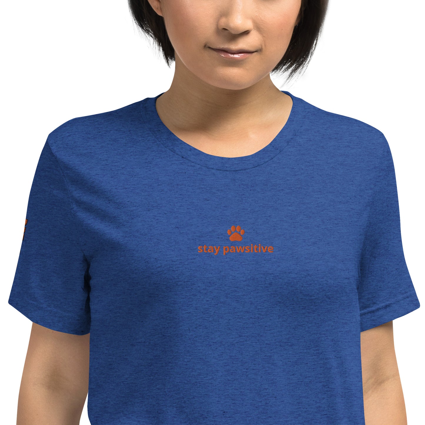 Stay pawsitive short sleeve t-shirt