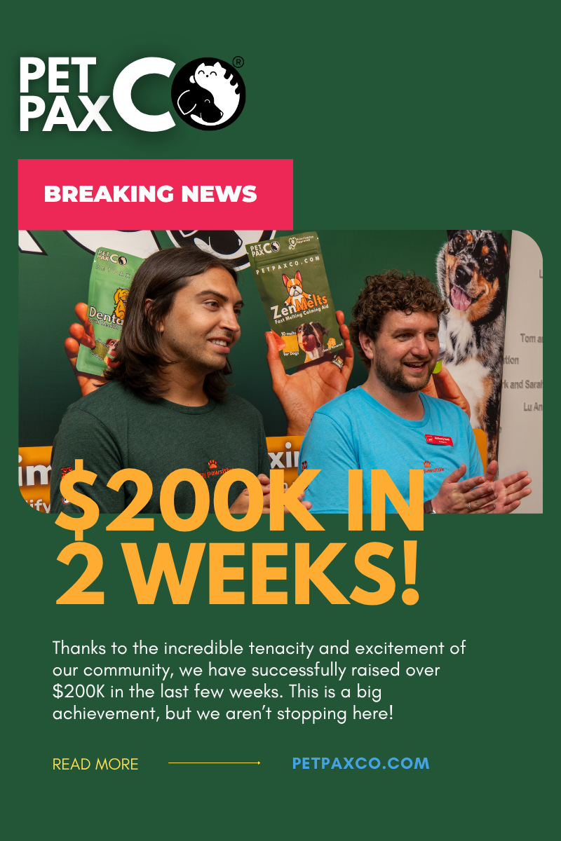 PetPax Co. Raises $200K in Two Weeks to Advance Our SupplaMelts™ Oral Melt Supplement Platform