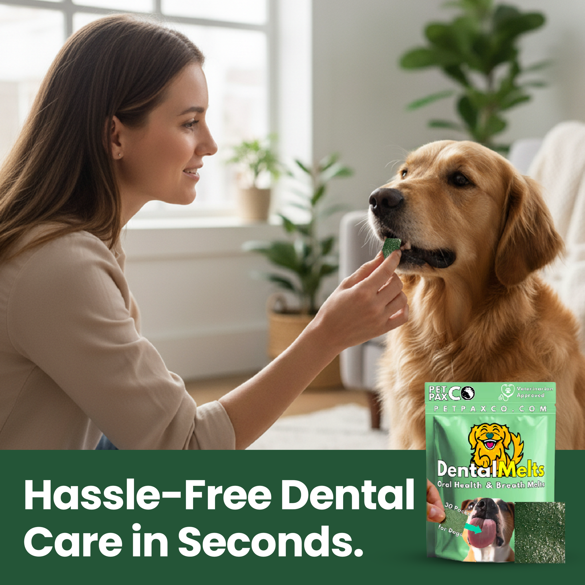 DentalMelts: 5 in 1 breath freshening strips for dogs