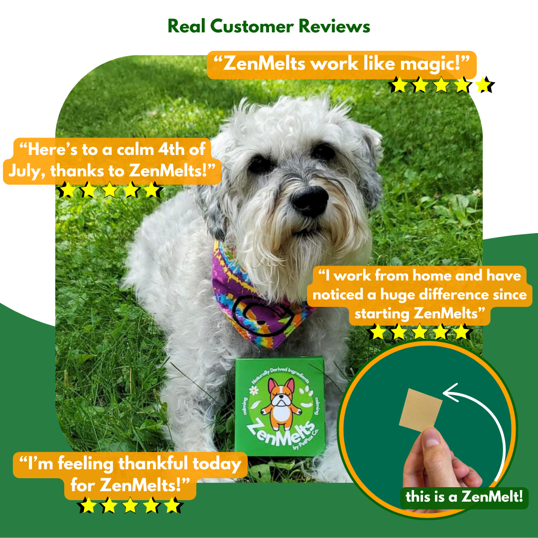 ZenMelts: 4-in-1 calming strips for dogs