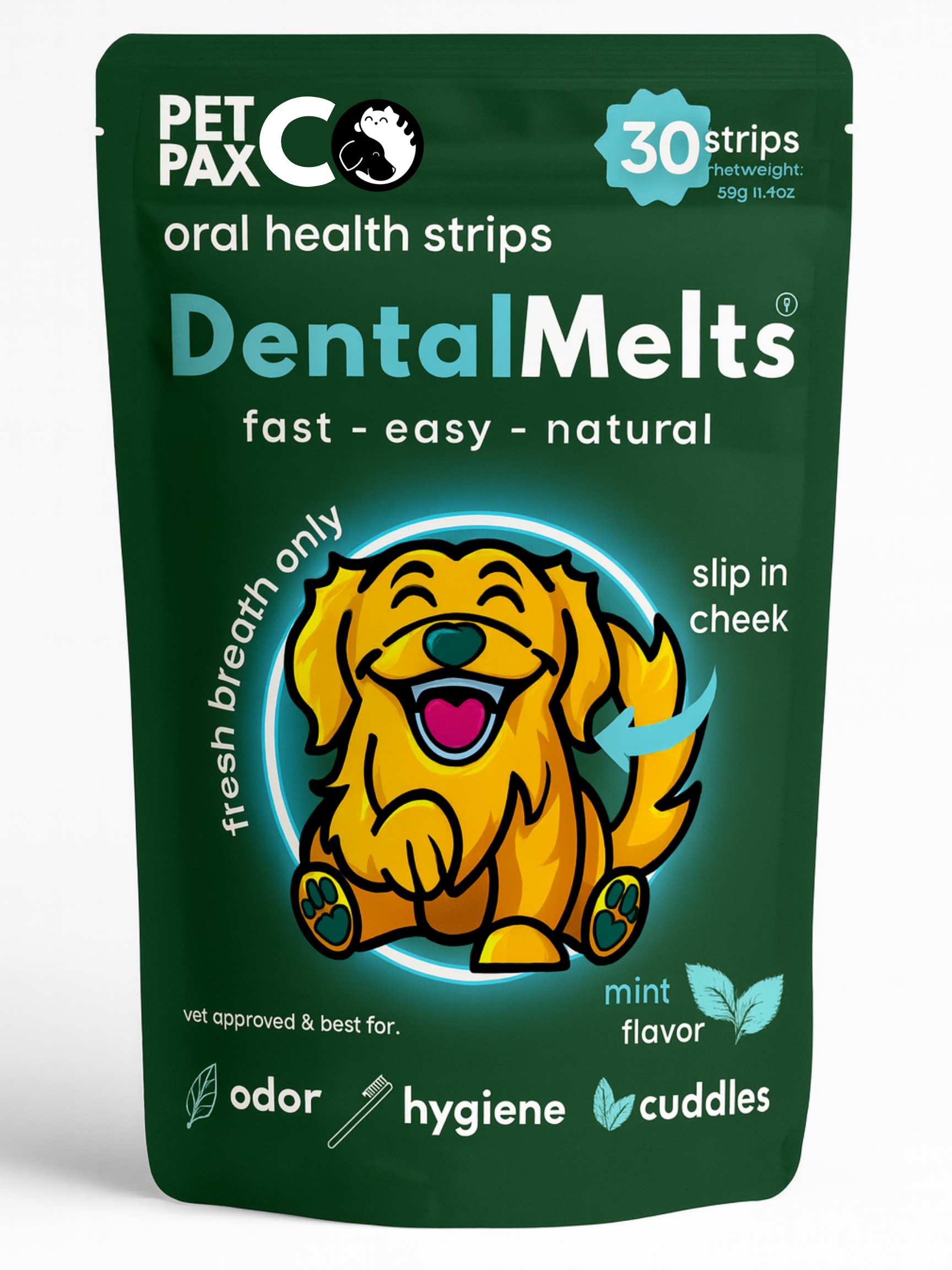 DentalMelts: 5 in 1 breath freshening strips for dogs