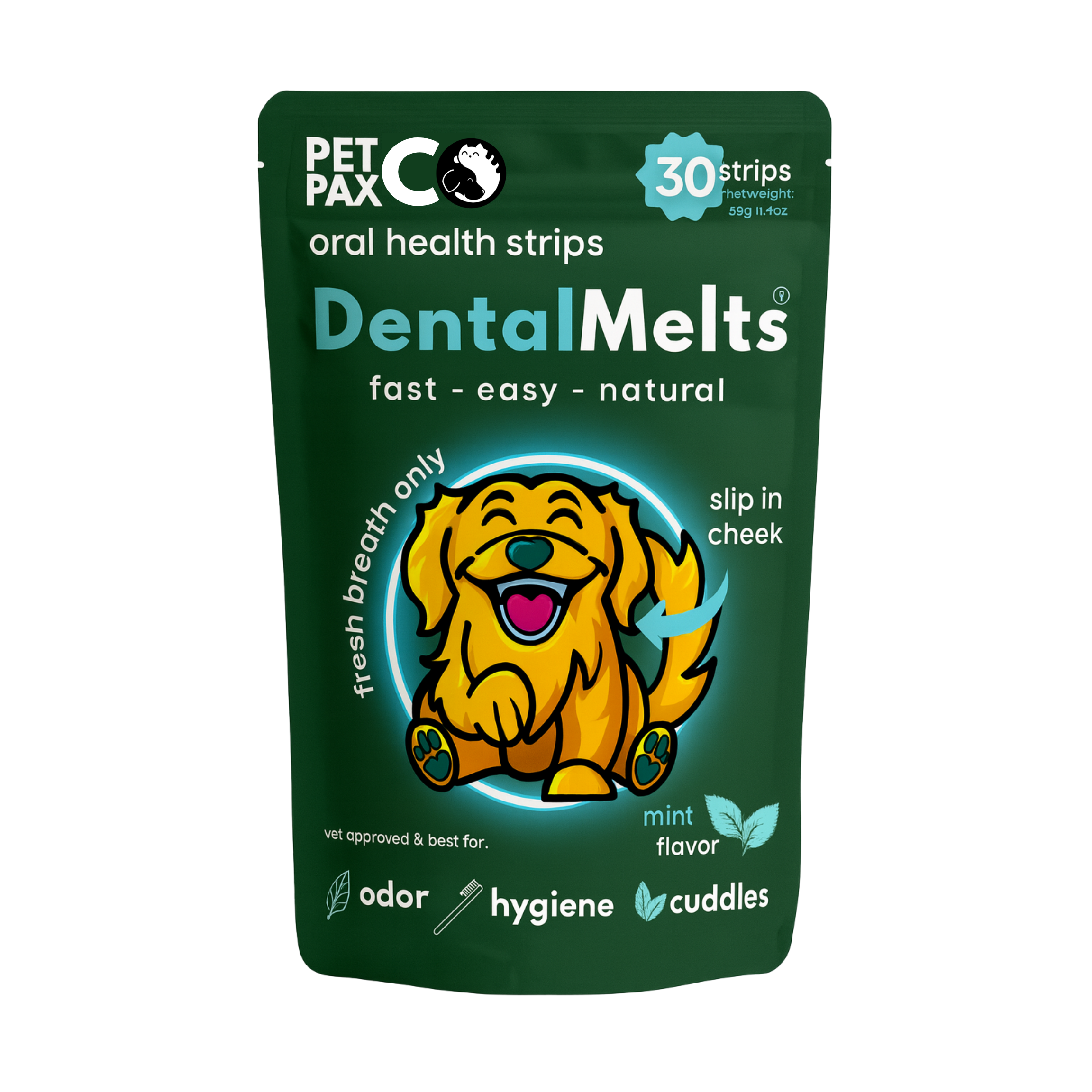 DentalMelts: 5 in 1 breath freshening strips for dogs