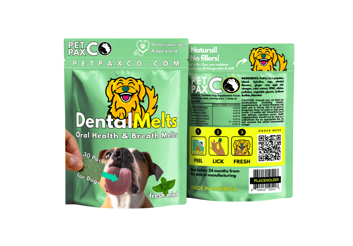DentalMelts: 5 in 1 breath freshening strips for dogs