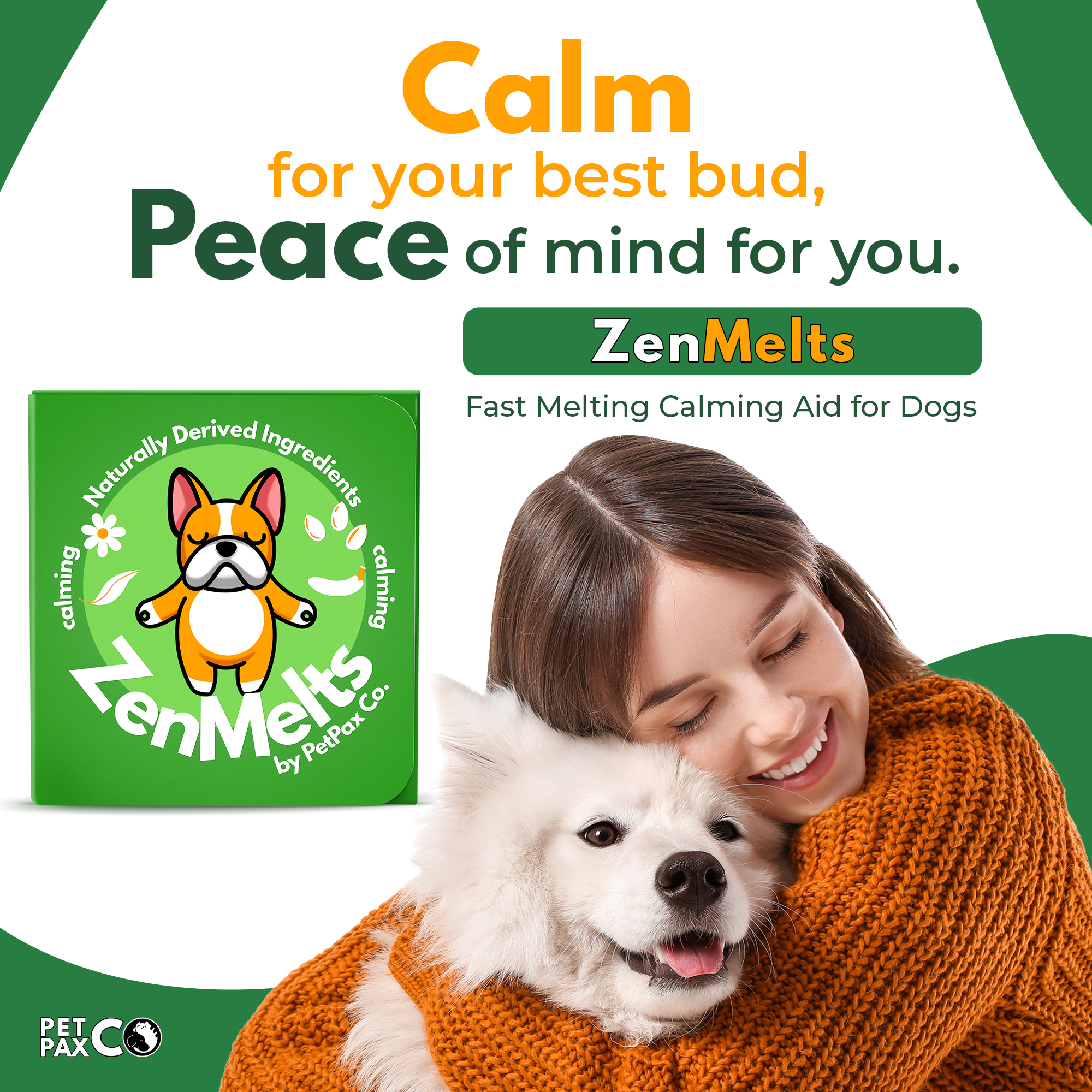 ZenMelts: 4-in-1 calming strips for dogs