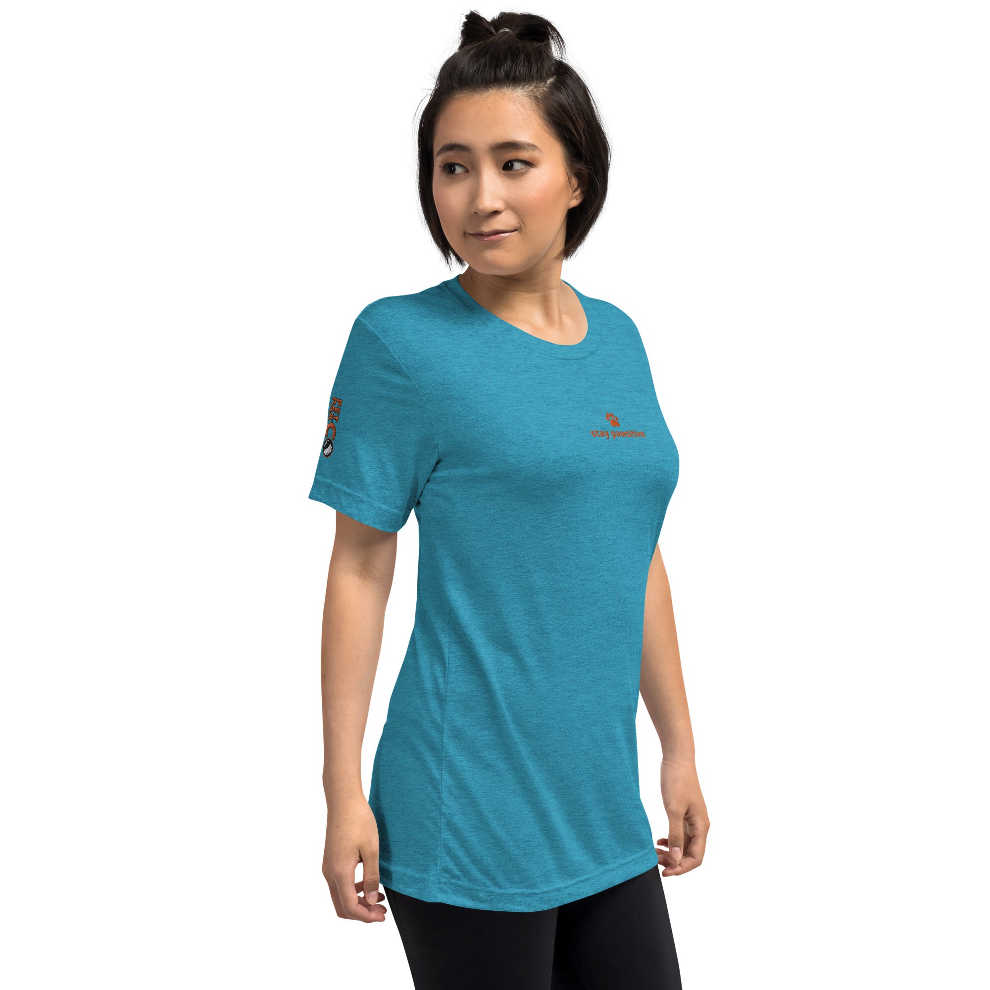 Stay pawsitive short sleeve t-shirt