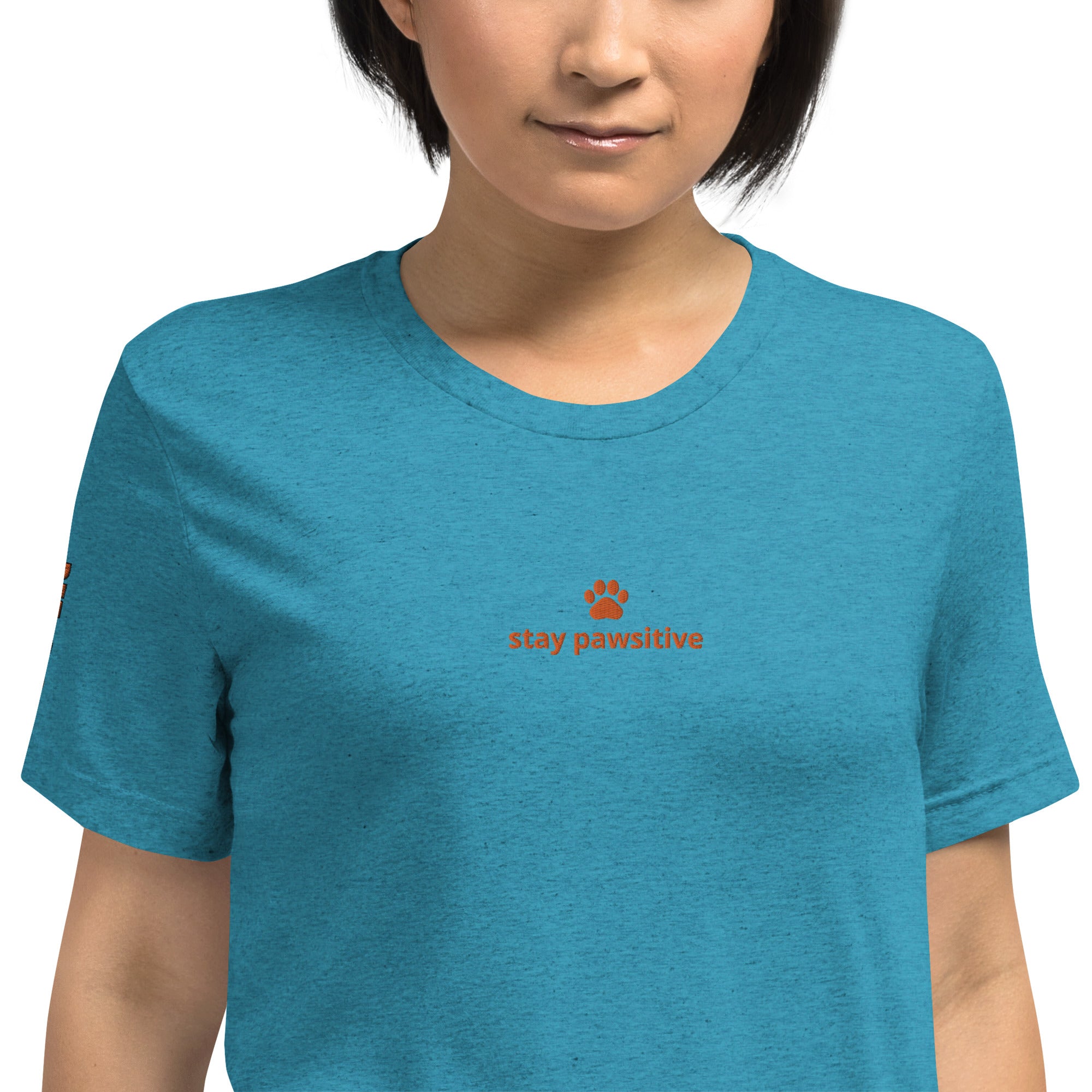 Stay pawsitive short sleeve t-shirt