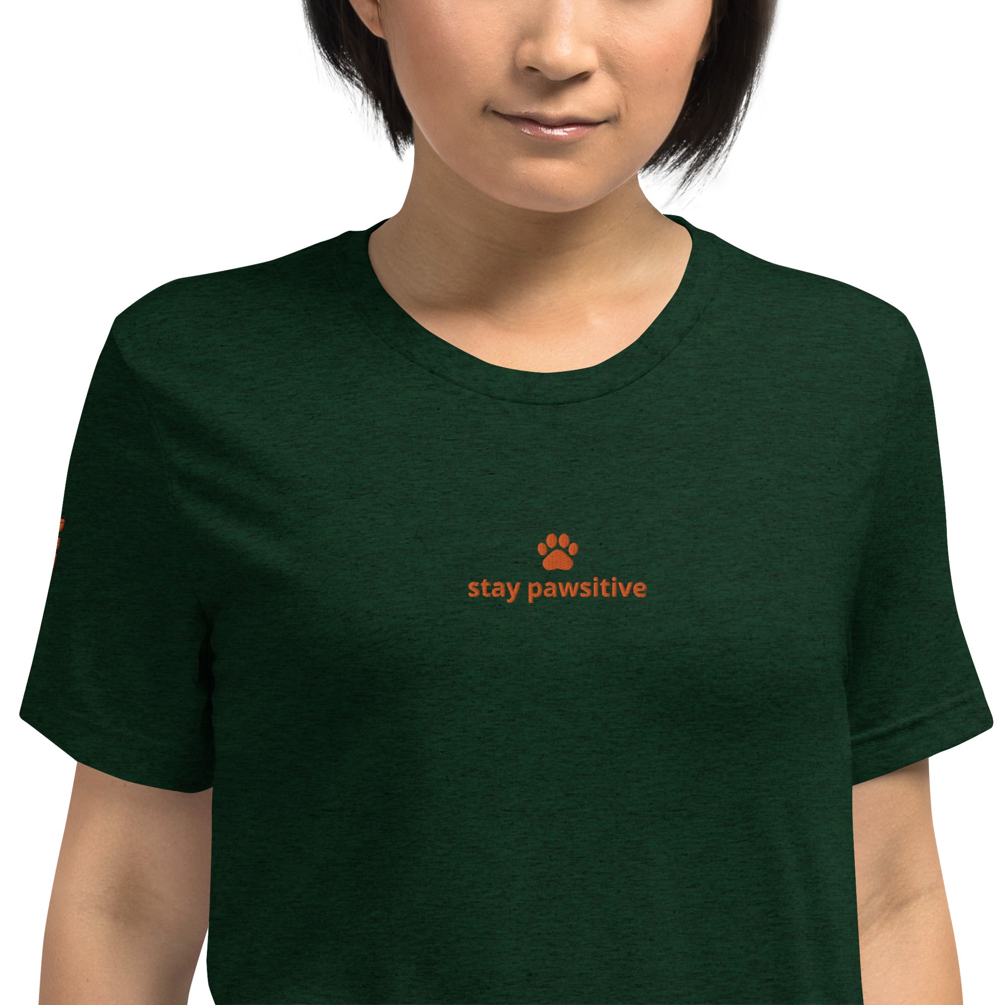 Stay pawsitive short sleeve t-shirt
