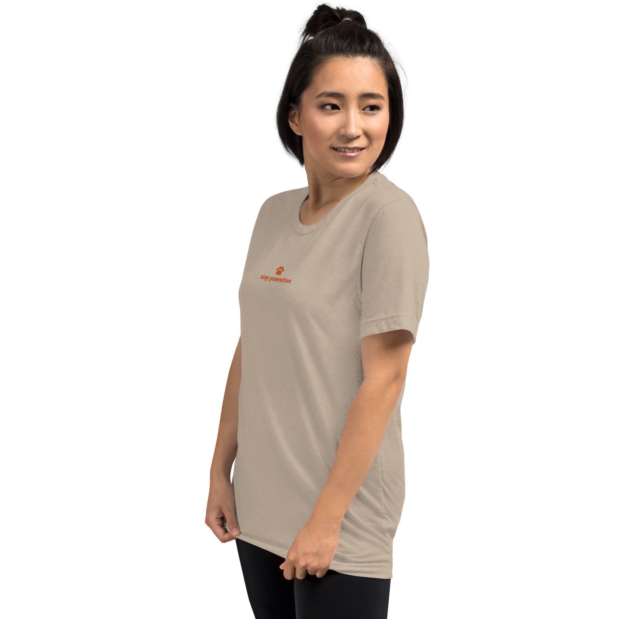 Stay pawsitive short sleeve t-shirt