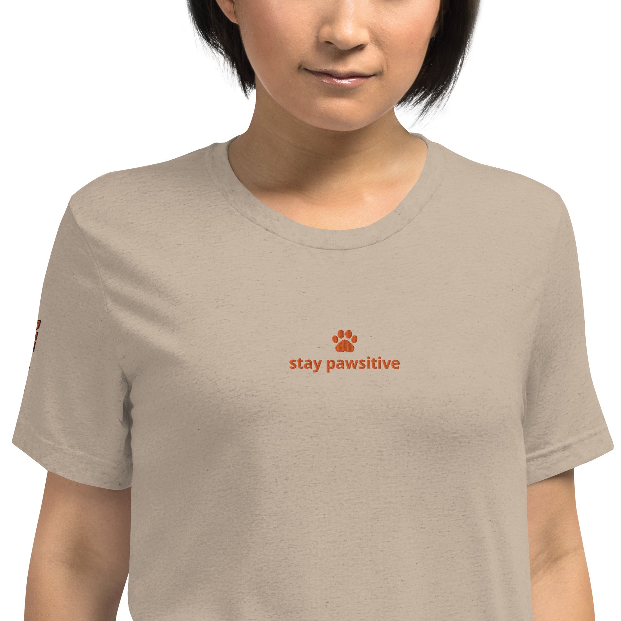 Stay pawsitive short sleeve t-shirt