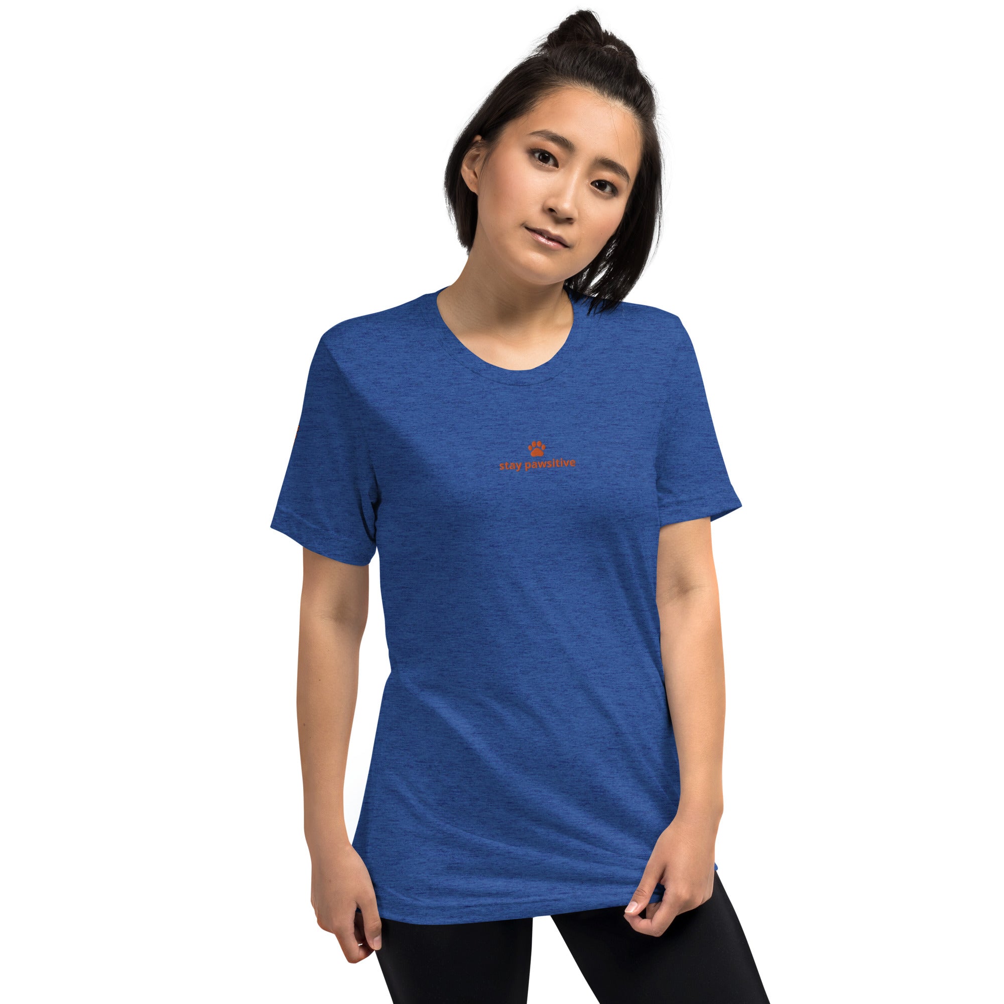 Stay pawsitive short sleeve t-shirt